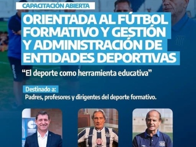 Capacitación orientada al fútbol formativo y gestión y administración de entidades deportivas