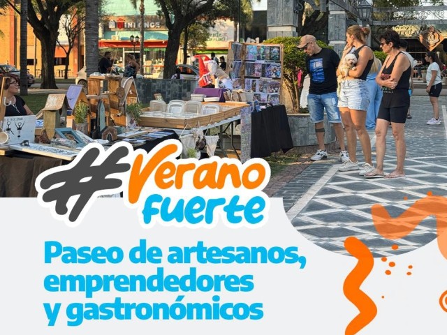 Paseo de artesanos y emprendedores
